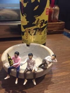 華丸 黒伊佐錦とのコラボフィギュア  非売品のサムネイル