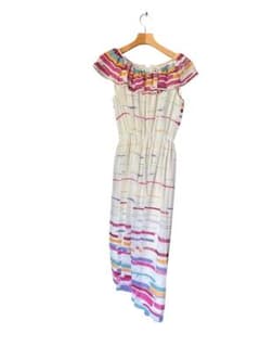 Plaisir Tokyo Blouse マルチカラー オフショルダー - メルカリ