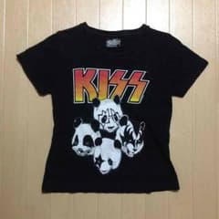 KISS  パンダ Tシャツ  メタル ロックのサムネイル