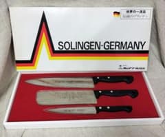 ゾーリンゲン　solingen 3本セット 世界の一流品 伝統のゾリンゲンSOLINGEN GERMANY 包丁3本セット - メルカリ