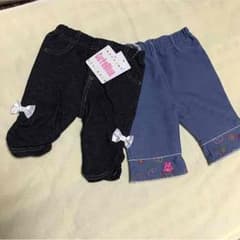 80,90  女の子用 ズボン２枚のサムネイル