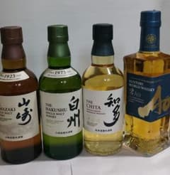 サントリー 山崎+白州+碧 Ao + 知多 350ml/4本セット 箱無し - メルカリ