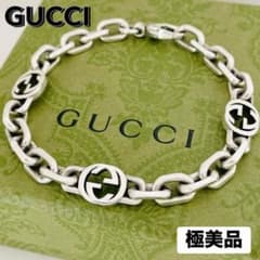 極美品☆GUCCI グッチ バングル インターロッキングG 17サイズ