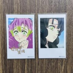 鬼滅の刃 甘露寺蜜璃 柱カフェ チェキ風ブロマイド 2種セット 立志