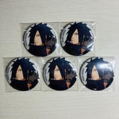 NARUTO 우치하 마다라 베이스 야드 캔 배지 5점 세트