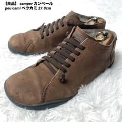 良品】 camper カンペール ペウカミ レザー スニーカー 27.0cm - メルカリ
