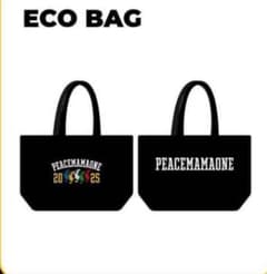 PEACEMAMAONE エコバッグ ブラック MAMAコラボ ポップアップ限定