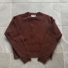 24aw tttmsw ウールニットsizeS 新品未使用 ブラウン スウェット 