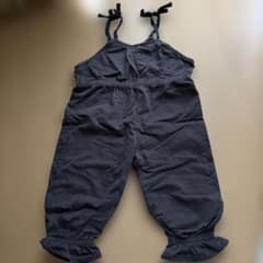 tete a tete ベビーサロペット　ダークグレー80cmのサムネイル