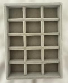【無印】重なるベロアケース格子　アクリルケース用のサムネイル