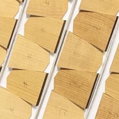 ○駒木地○島黄楊・天然古木／赤糸柾-011-Tw○未使用 - メルカリ