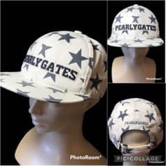 PEARLYGATES パーリーゲイツ 星柄フラットブリムキャップのサムネイル