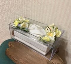 フラワーアレンジメント ⭐︎ティッシュケース⭐︎バラのサムネイル