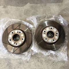 シルビアS15 スペックR フロントブレーキローター左右セット スリット