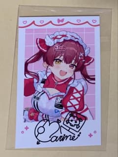 ナ*)様 【宝鐘マリン直筆サイン】ホロライブ 3期生 1st EP きゅるるん大 ホロライブ 3期生 1st EPきゅるるん大作戦 宝鐘マリン チェキ サイン