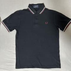 FRED PERRY ブラックポロシャツ M12のサムネイル