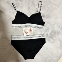 Calvin Klein CK ブラ＆ショーツセット ブラック Mサイズのサムネイル