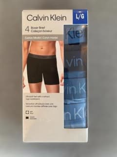 Calvin Klein ボクサーブリーフ 青 4枚組 Lサイズのサムネイル
