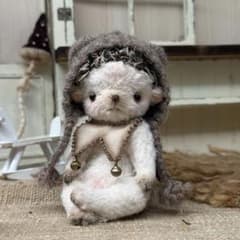ベイビーハリネズミ アーティストベア 海外作家様 ハンドメイド ぬいぐるみ ベイビーハリネズミ アーティストベア 海外作家様 ハンドメイド