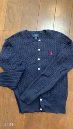 Polo Ralph Lauren ネイビー カーディガン L(12-14)のサムネイル