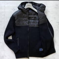 ポロラルフローレン 中綿 ニット切替 ジャケットMサイズ ブラック 黒