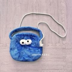 petit main セサミストリート　クッキーモンスター　ショルダーポーチ