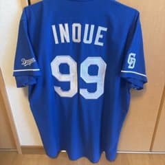 中日ドラゴンズ　井上一樹　監督　旧ハイクオリティユニフォーム（ビジター）O 中日ドラゴンズ 井上一樹 監督 旧ハイクオリティユニフォーム