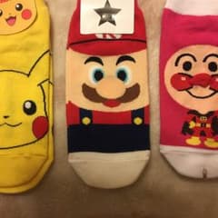 キャラクター靴下（お膳別用に！）のサムネイル