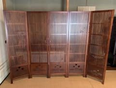 木製 5連 パーテーション 衝立のサムネイル