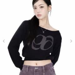 ason as''on アズオン ニット ワンショルダー シズニルック 黒 - メルカリ