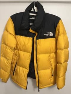 THE NORTH FACE ダウンジャケット イエロー/ブラックのサムネイル