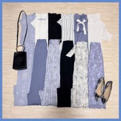 専用です 涼しげブルー✨すぐ使える綺麗可愛い系お洋服 マーキュリー