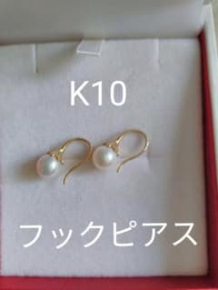 たまころりん様専用 値下げ✨ K10  パールフック ピアスのサムネイル