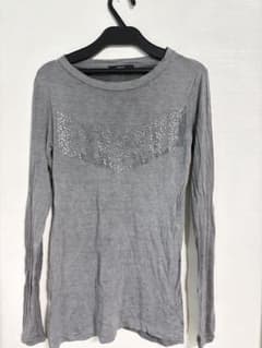 DIESEL ストーン装飾 長袖Tシャツ グレー【最終お値下げ中！！】のサムネイル