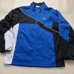 YONEX ウォームアップウェア M 青黒 - メルカリ