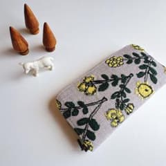 ミナペルホネン☆ラウンドファスナー長財布☆ハンドメイド - メルカリ
