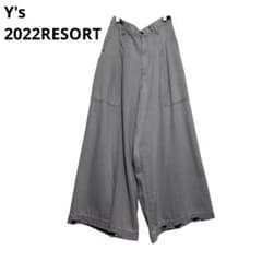 2022年リゾートY's ダメージデニムパンツ　ワイズ　ヨウジヤマモト 2022年リゾートY's ダメージデニムパンツ ワイズ ヨウジヤマモト