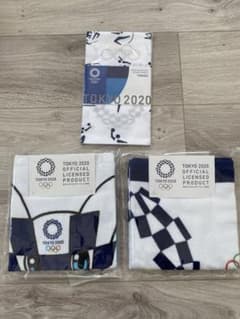 도쿄 2020 올림픽 픽토그램 수건 워시 타월 5장 세트