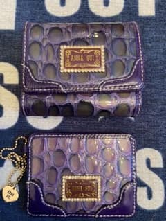 ANNA SUI アナスイ ミニ財布 パスケース 2点セットのサムネイル