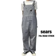 70s DEAD STOCK sears オーバーオール ヒッコリーストライプ 70s DEAD STOCK sears オーバーオール ヒッコリーストライプ - メルカリ