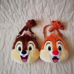 チップとデール ポシェット まとめ売り ディズニーランドのサムネイル