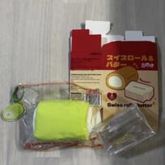 TOKOTOYZ ぷにっこ　スイスロール＆バター　スクイーズ　まっちゃ