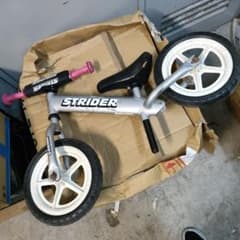 STRIDER Pro Balance Bike 12-inch Silver