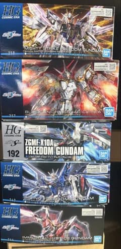 HG マイティーストライク&ブラックナイトスコードカルラなど5機セット