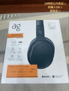 超美品】ag WHP01K ワイヤレスヘッドホン 本体 ブラック - メルカリ