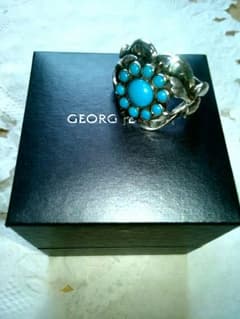 専用  Georg Jensen  ジョージジェンセン  ＃10  ターコイズのサムネイル