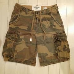 Abercrombie & Fitch カーゴショートパンツ 28 Abercrombie&Fitch（アバクロンビー&フィッチ） 正規品 メンズ カーゴ