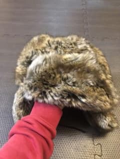 最終値下げ！フェイクファー 帽子のサムネイル