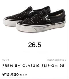 VANS studs slip-on スタッズ - メルカリ