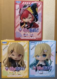 GIGO限定 ぶいすぽっ！ 神成きゅぴ 藍沢エマ 猫汰つな フィギュア